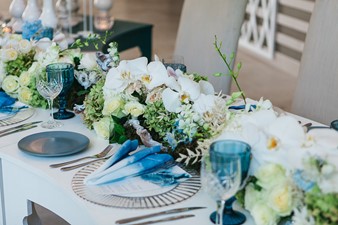 A beautifully decorated table
